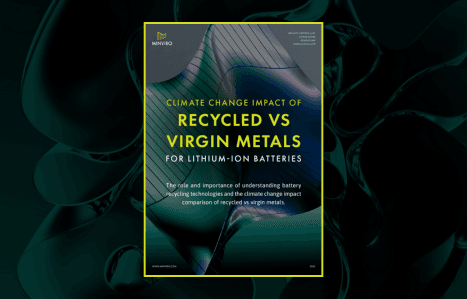The Climate Change Impact of Recycled vs. Virgin Metals in Lithium-ion Batteries image